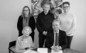 Frá undirritun stofnskrár Minningarsjóðs Erlendar Jónssonar og Mörtu Ágústsdóttur