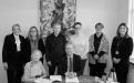 Frá undirritun stofnskrár Minningarsjóðs Erlendar Jónssonar og Mörtu Ágústsdóttur