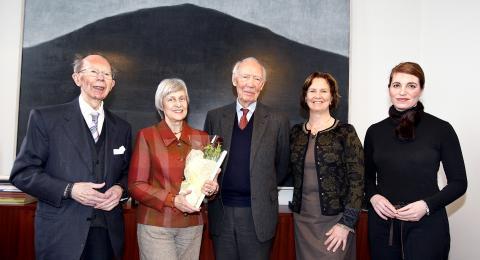 Ármann Snævarr, Helga M. Ögmundsdóttir, Sören Langvad, Kristín Ingólfsdóttir og Helga Brá Árnadóttir.