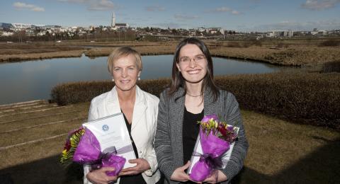 Berglind Hálfdánsdóttir og Sigfríður Inga Karlsdóttir.