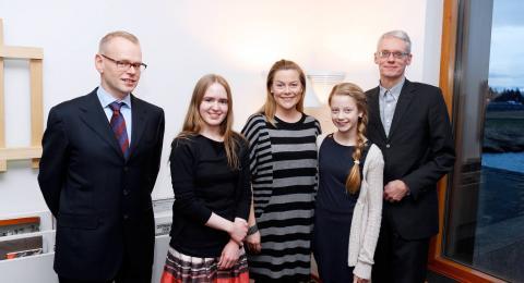 Fra úthlutun úr Minningarsjóði Þorvalds Finnbogasonar 2012