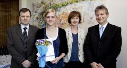Guðmundur Hálfdanarson, Kristín Lena Þorvaldsdóttir, Margrét Eggertsdóttir og Jón Atli Benediktisson