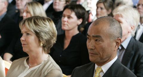 Kristín Ingólfsdóttir og Toshizo Watanabe