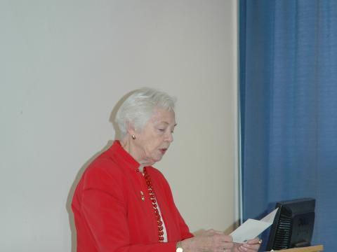 Ingibjörg R. Magnúsdóttir í pontu.