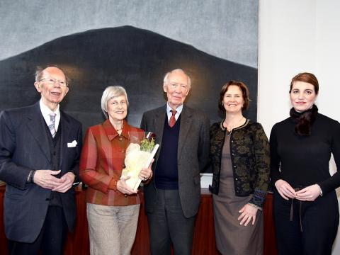 Ármann Snævarr, Helga M. Ögmundsdóttir, Sören Langvad, Kristín Ingólfsdóttir og Helga Brá Árnadóttir.