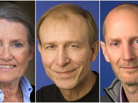 María Sigurðardóttir, Halldór Jónsson jr. og Rafn Benediktsson, samsett mynd.
