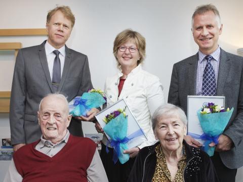 Þórður Þórkelsson, Ingibjörg Georgsdóttir, Þórólfur Guðnason, Bent Scheving Thorsteinsson og Margaret Scheving Thorsteinsson.