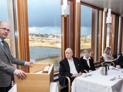 Frá úthlutun styrka úr Verðlaunasjóði Bergþóru og Þorsteins Schevings Thorsteinssonar