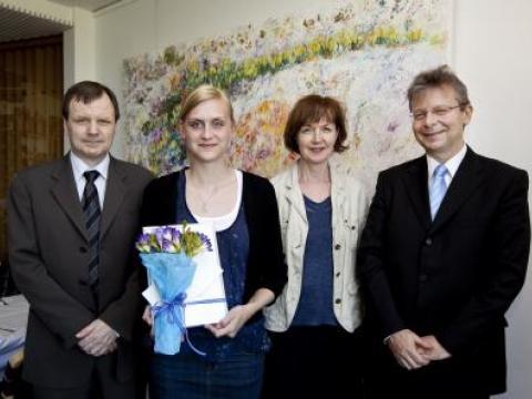 Guðmundur Hálfdanarson, Kristín Lena Þorvaldsdóttir, Margrét Eggertsdóttir og Jón Atli Benediktisson