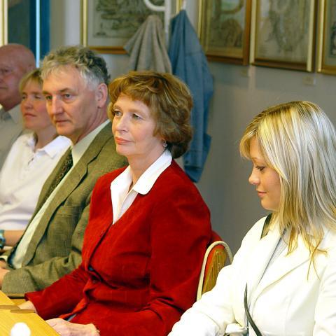 Elín Einarsdóttir, Vanda Sigurgeirsdóttir og Inga Dóra Sigfúsdóttir og fleiri