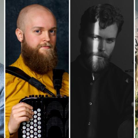 Styrkþegar Ingjaldssjóðs árið 2022: Elías Ýmir Larsen, Flemming Viðar Valmundsson, Guðbjartur Hákonarson og Harpa Ósk Björnsdóttir.