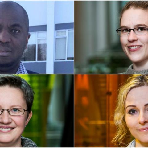 Styrkhafar eru Benjamin Aido, doktorsnemi í vísindamenntun og rannsóknum, Bjarnheiður Kristinsdóttir, doktorsnemi í stærðfræðimenntun, Renata Emilsson Pesková, doktorsnemi í fjölmenningar- og móðurmálsfræðum, og Sigrún Þorsteinsdóttir, doktorsnemi í heilsueflingu.