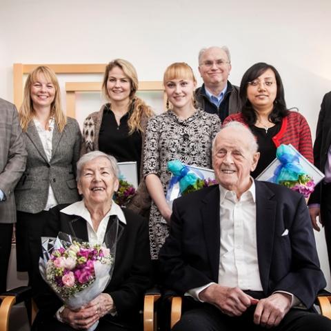 Frá úthlutun styrka úr Verðlaunasjóði Bergþóru og Þorsteins Schevings Thorsteinssonar