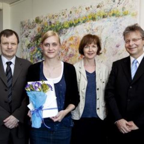 Guðmundur Hálfdanarson, Kristín Lena Þorvaldsdóttir, Margrét Eggertsdóttir og Jón Atli Benediktisson